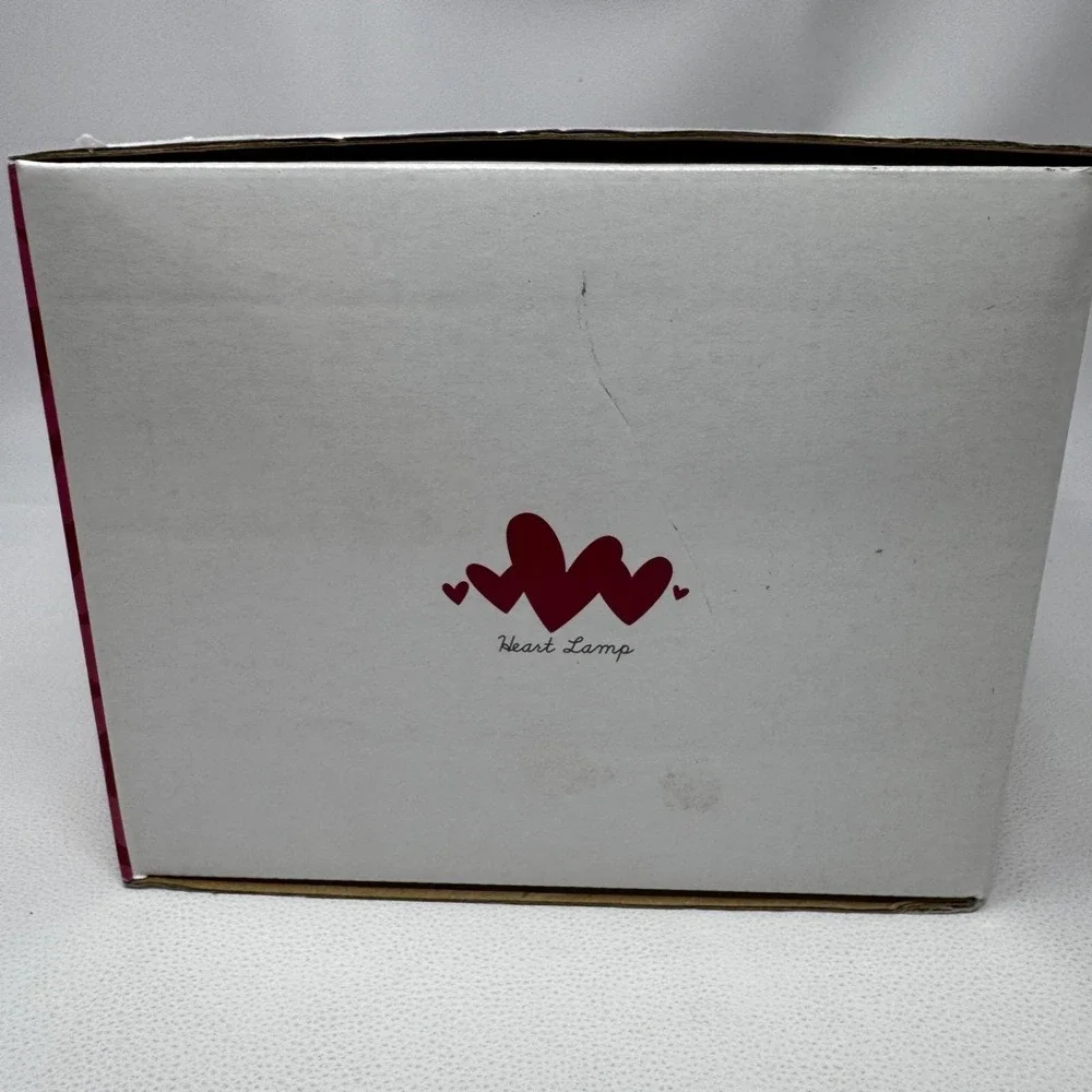 Target 2002 Heart Lamp Red Glitter Y2K Valentine Novelty Light Works Instruction